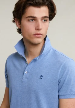 Outlet River Woods Custom fit basic pima katoen polo seashore mix -
