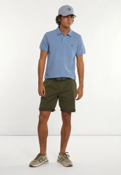 Outlet River Woods Custom fit basic pima katoen polo oase mix -