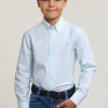 Best River Woods Custom fit effen hemd groen -
