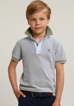 New River Woods Custom fit fancy katoenen polo korte mouwen lt safari mix -