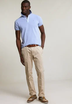 Outlet River Woods Custom fit fancy katoenen polo dark sky mix -