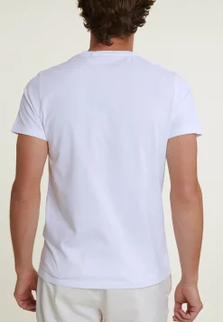 Fashion River Woods Custom fit fancy T-shirt borstzak wit -