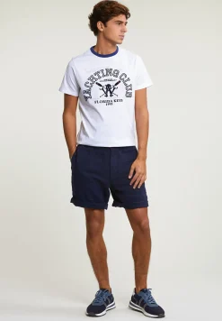 Online River Woods Custom fit fantasie T-shirt wit -