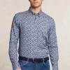 New River Woods Custom fit fantasiehemd bruin/blauw -