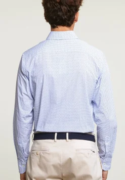 Sale River Woods Custom fit fantasiehemd blauw -