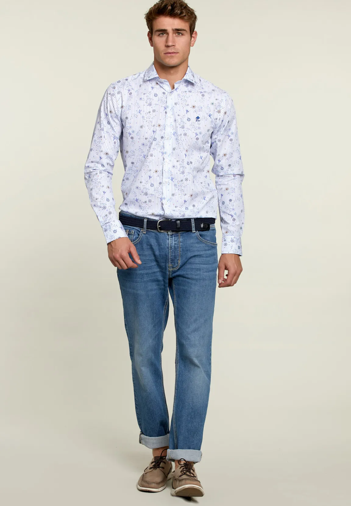 New River Woods Custom fit fantasiehemd multi -