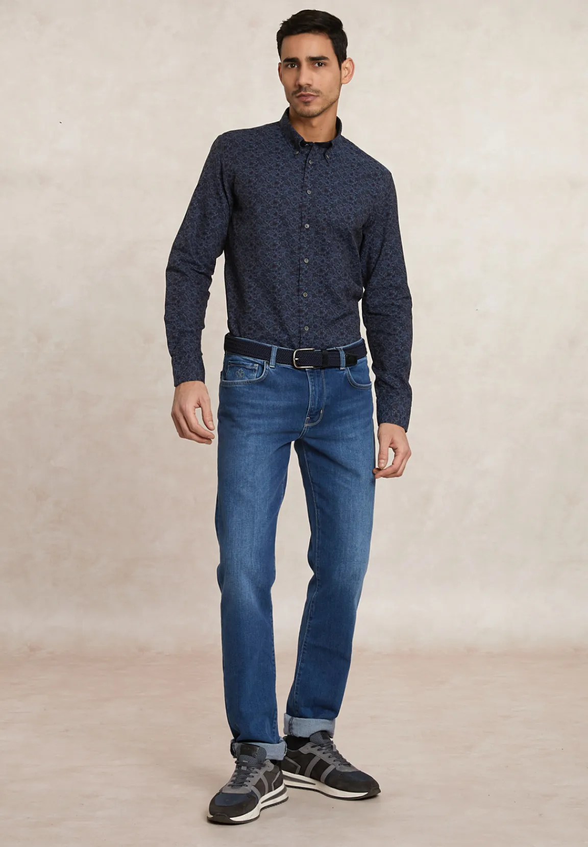 Discount River Woods Custom fit fantasiehemd multi -