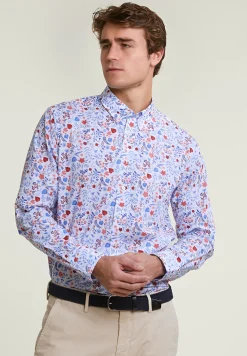 Discount River Woods Custom fit gebloemd hemd multi -