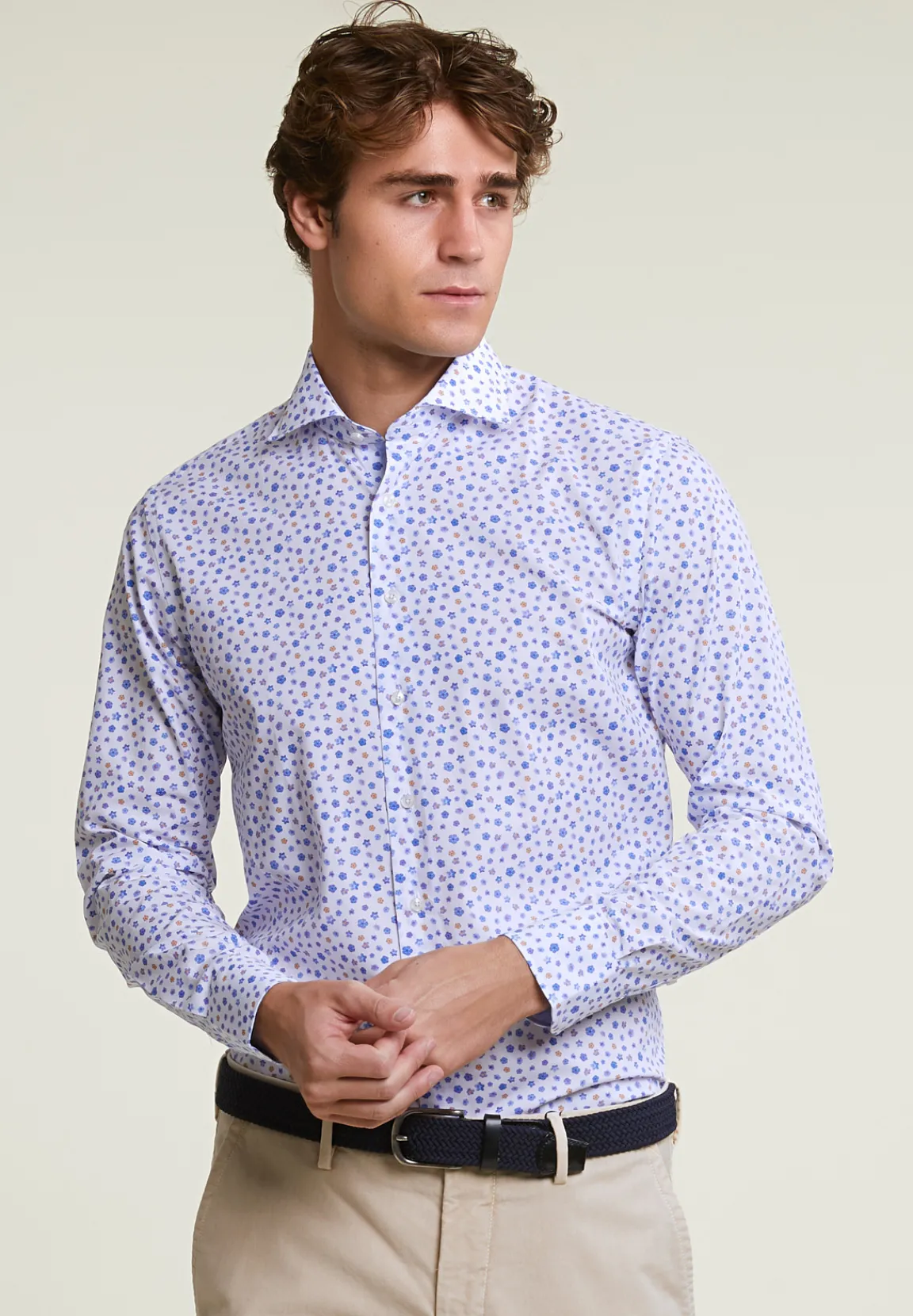 Clearance River Woods Custom fit gebloemd hemd multi -