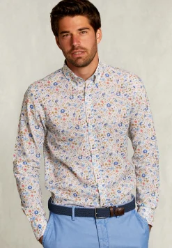 Discount River Woods Custom fit gebloemd hemd multi -