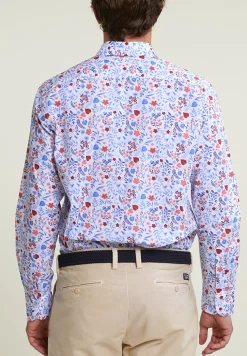 Discount River Woods Custom fit gebloemd hemd multi -