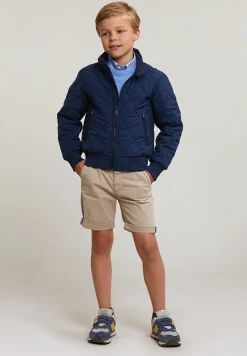 Clearance River Woods Custom fit geruit hemd blauw/wit -