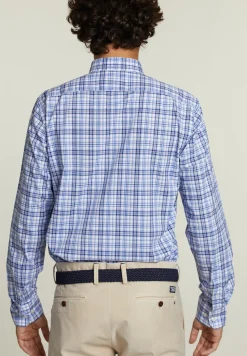 Hot River Woods Custom fit geruit hemd met zak multi -