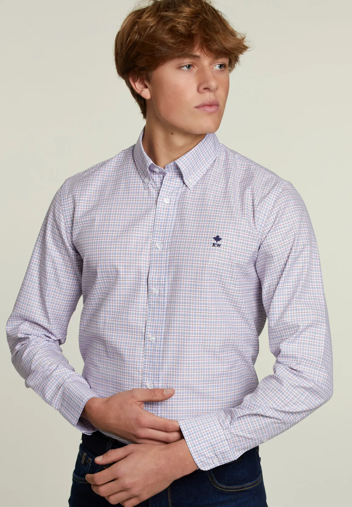 Hot River Woods Custom fit geruit hemd multi -