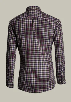 New River Woods Custom fit geruit hemd multi -