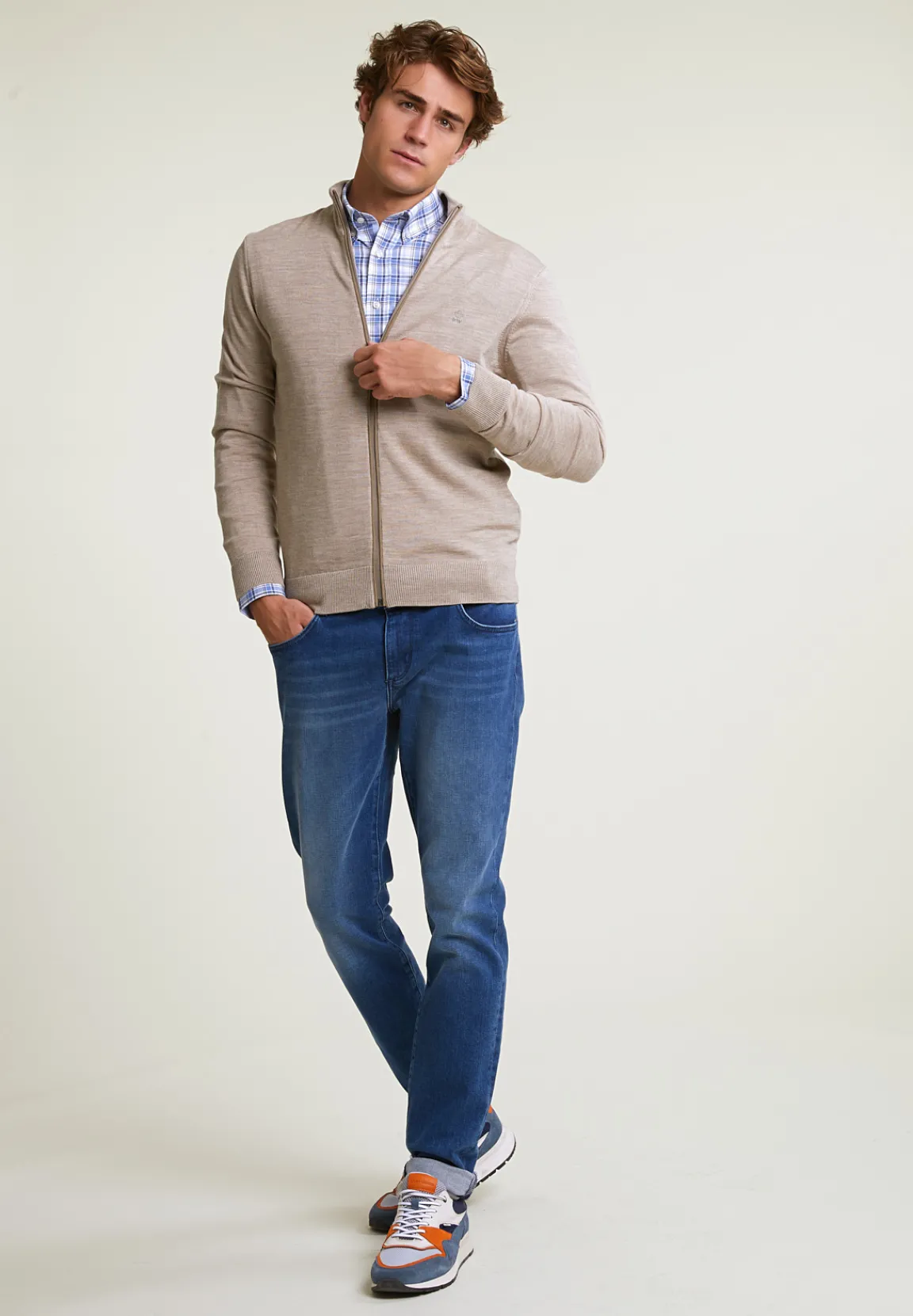 Best River Woods Custom fit geruit hemd multi -