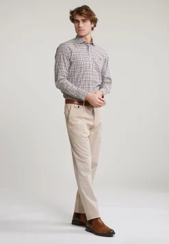 Best River Woods Custom fit geruit hemd multi -