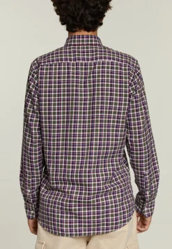 New River Woods Custom fit geruit hemd multi -