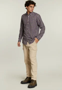 New River Woods Custom fit geruit hemd multi -