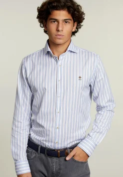 Sale River Woods Custom fit gestreept hemd multi -