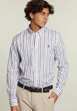 Discount River Woods Custom fit gestreept hemd multi -