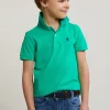 Best River Woods Custom fit katoenen basic stretch polo jungle green -