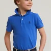 Sale River Woods Custom fit katoenen basic stretch polo evening blue -