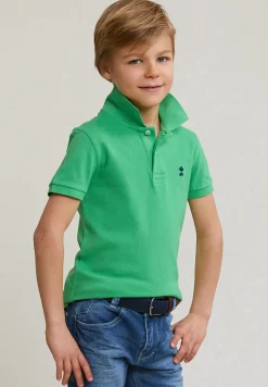 Clearance River Woods Custom fit katoenen basic stretch polo apple -