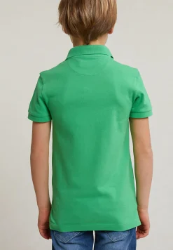 Clearance River Woods Custom fit katoenen basic stretch polo apple -
