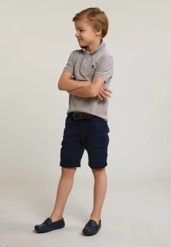 Clearance River Woods Custom fit katoenen basic stretch polo wood mix -