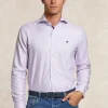 Discount River Woods Custom fit katoenen gestipt hemd rood -