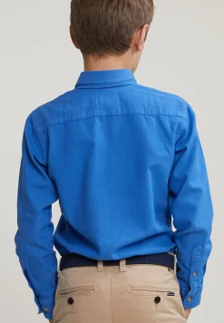 Sale River Woods Custom fit katoenen hemd crown blue -