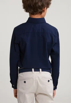 Hot River Woods Custom fit katoenen hemd navy -