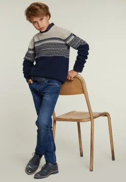Fashion River Woods Custom fit katoenen hemd navy -