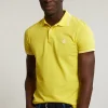 Sale River Woods Custom fit katoenen polo lemonade -