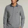 Best River Woods Custom fit katoenen polo met zak graphite mix -