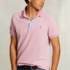 Clearance River Woods Custom fit katoenen polo dark sugar mix -