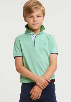 Sale River Woods Custom fit katoenen polo breadfruit -