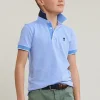 Clearance River Woods Custom fit katoenen polo korte mouwen lake -