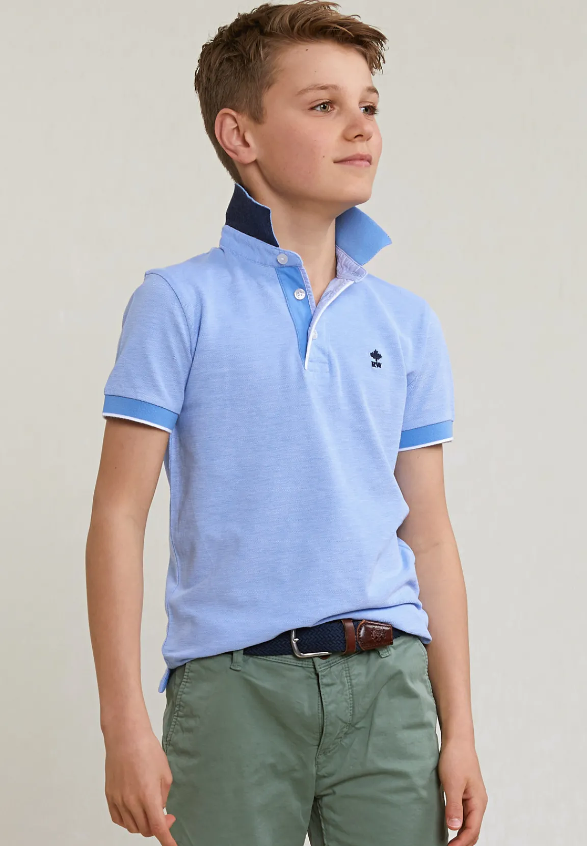 Clearance River Woods Custom fit katoenen polo korte mouwen lake -