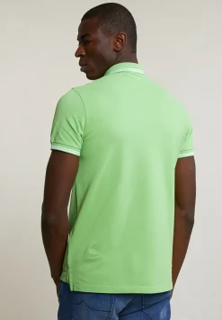 New River Woods Custom fit katoenen polo breadfruit -