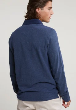 Best River Woods Custom fit katoenen polo navy -