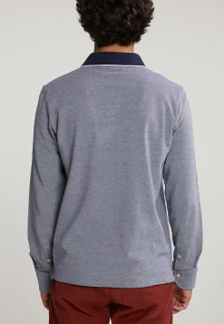 Best River Woods Custom fit katoenen polo navy -