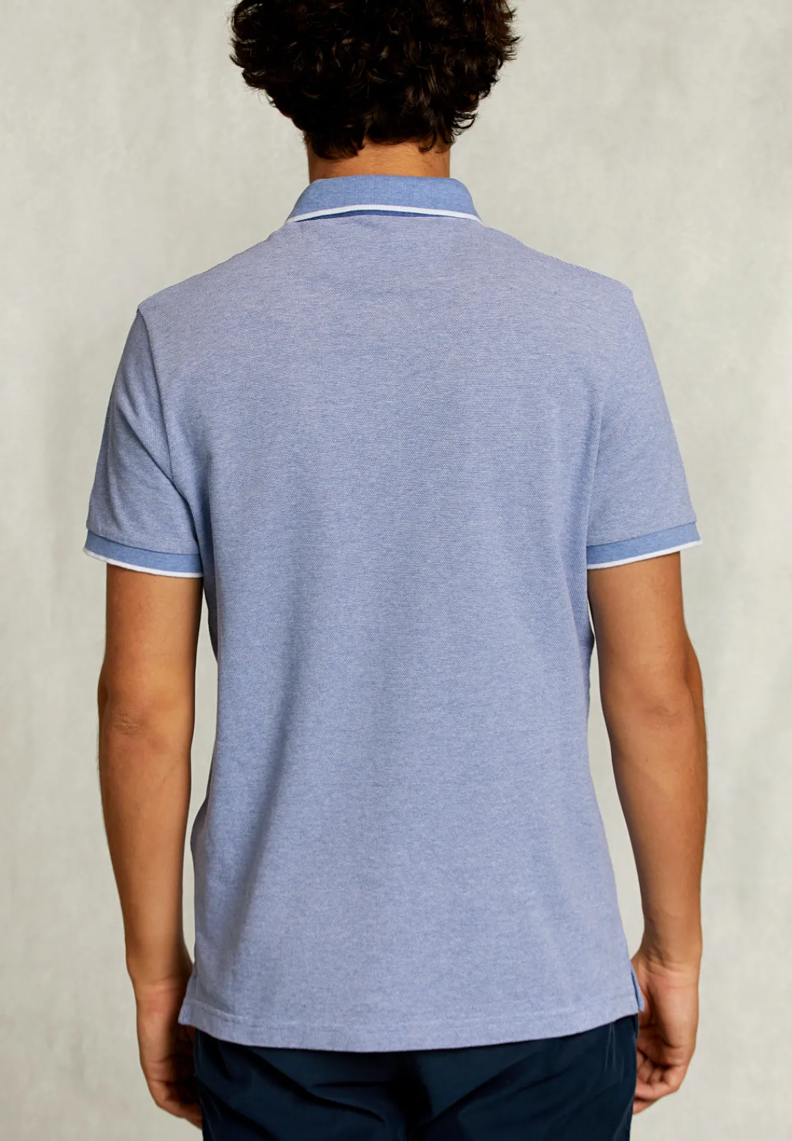 Hot River Woods Custom fit katoenen polo dark palazzo mix -