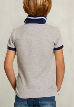Online River Woods Custom fit katoenen polo dark oyster mix -