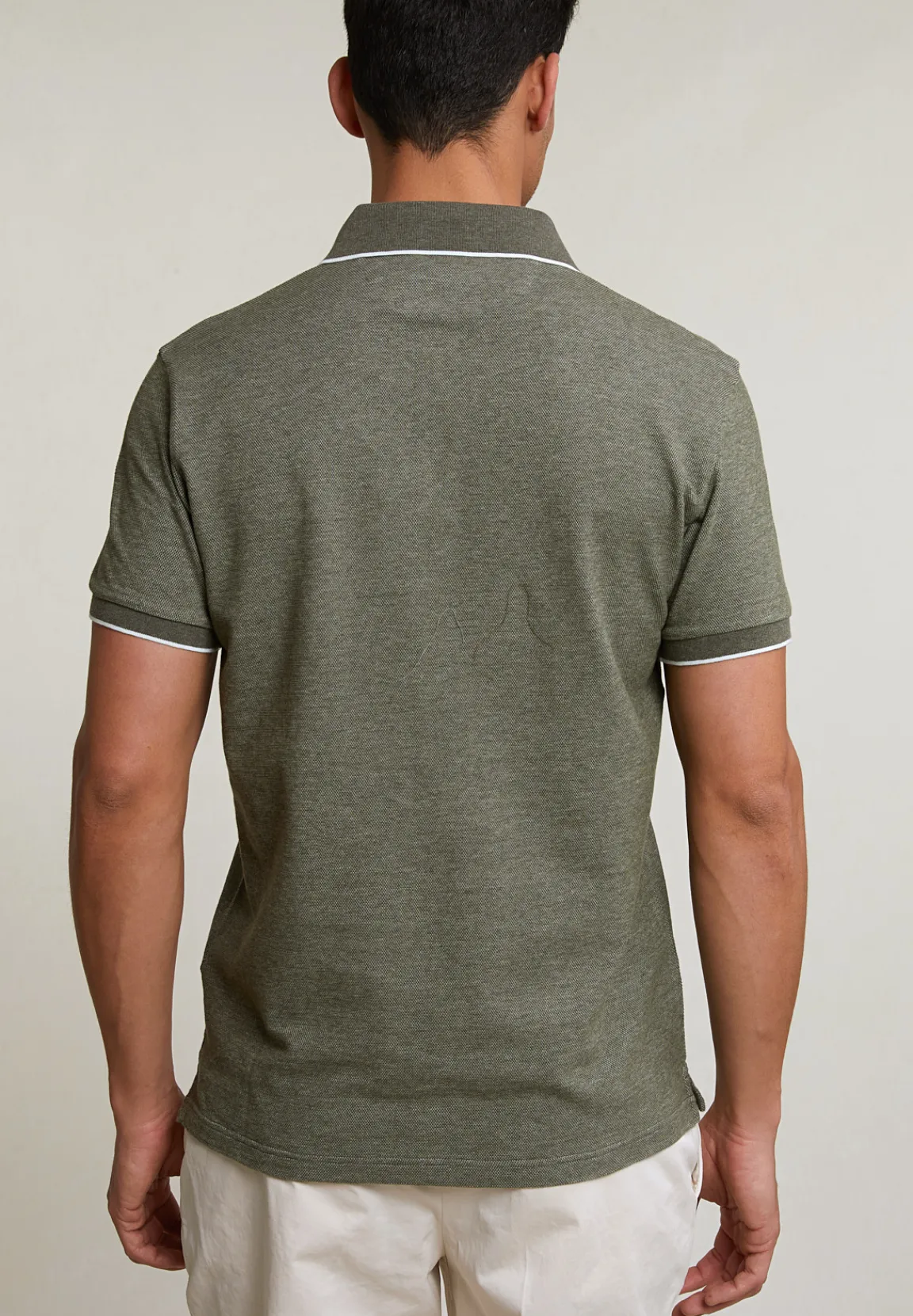 Hot River Woods Custom fit katoenen polo forest mix -