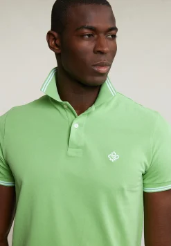 New River Woods Custom fit katoenen polo breadfruit -