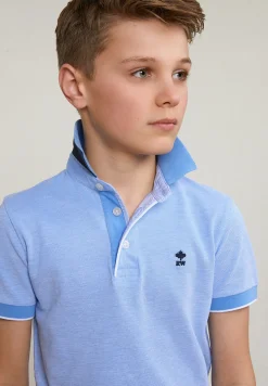 Clearance River Woods Custom fit katoenen polo korte mouwen lake -