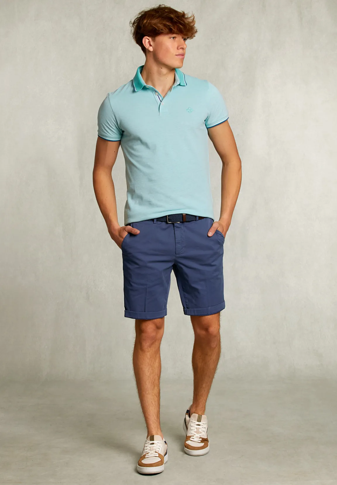 Hot River Woods Custom fit katoenen polo munt -