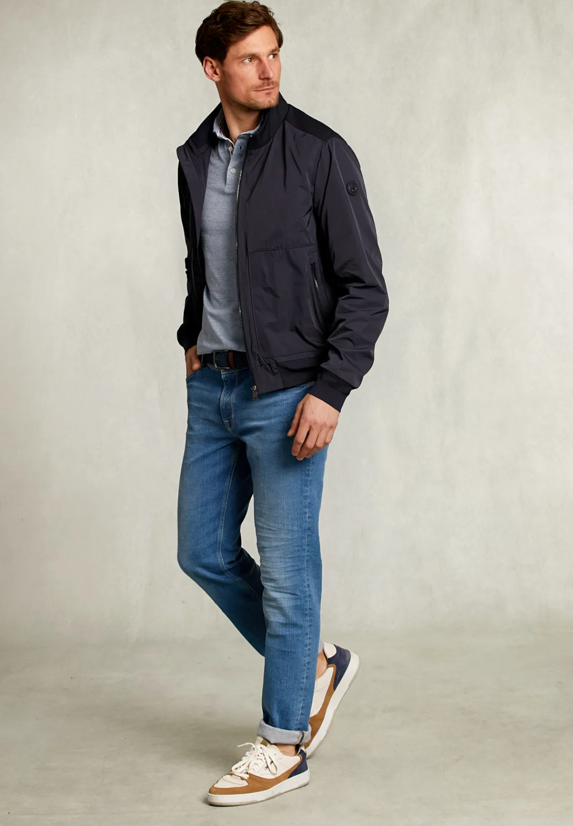Fashion River Woods Custom fit katoenen polo mombasa -
